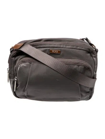 Pre-owned Tumi Nylon Crossbody Bag In Grey