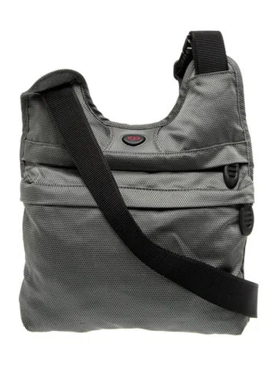 Pre-owned Tumi Nylon Crossbody Bag In Grey