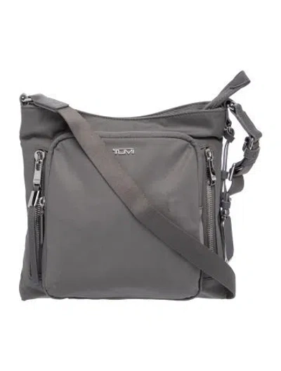 Pre-owned Tumi Nylon Crossbody Bag In Grey