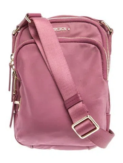 Pre-owned Tumi Nylon Crossbody Bag In Purple