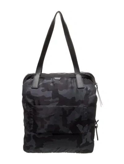 Pre-owned Tumi Nylon Devoe Hope Tote In Blue