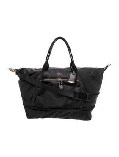 Pre-owned Tumi Nylon Duffle Bag Carry On In Black
