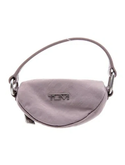 Pre-owned Tumi Nylon Evening Bag In Purple