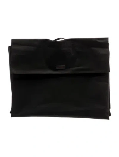 Pre-owned Tumi Nylon Garment Bag In Black