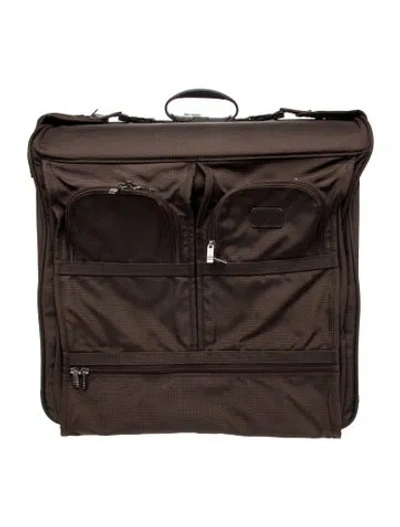 Pre-owned Tumi Nylon Garment Bag In Brown