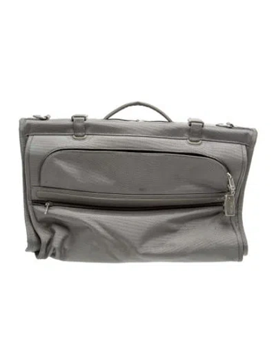 Pre-owned Tumi Nylon Garment Bag In Gray
