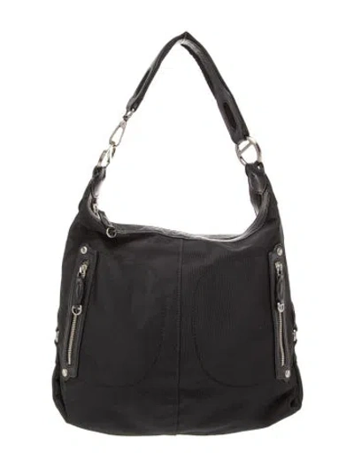 Pre-owned Tumi Nylon Hobo In Black