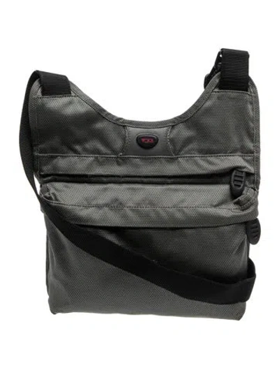 Pre-owned Tumi Nylon Hobo In Grey