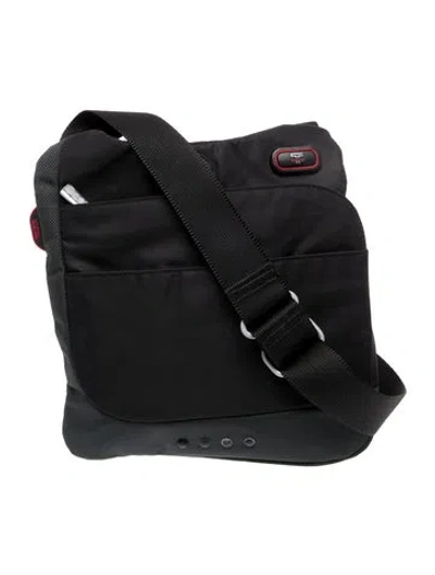 Pre-owned Tumi Nylon Messenger Bag In Black