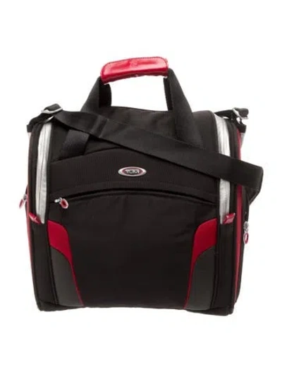 Pre-owned Tumi Nylon Messenger Bag In Black
