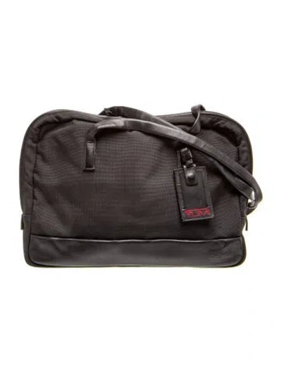 Pre-owned Tumi Nylon Messenger Bag In Black