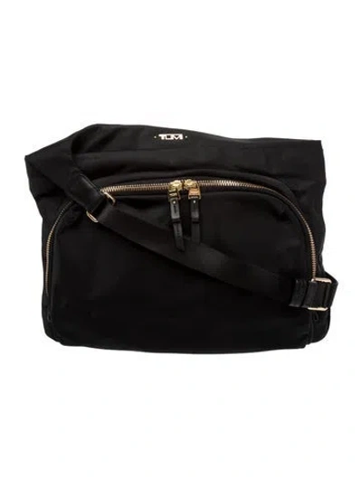 Pre-owned Tumi Nylon Messenger Bag In Black