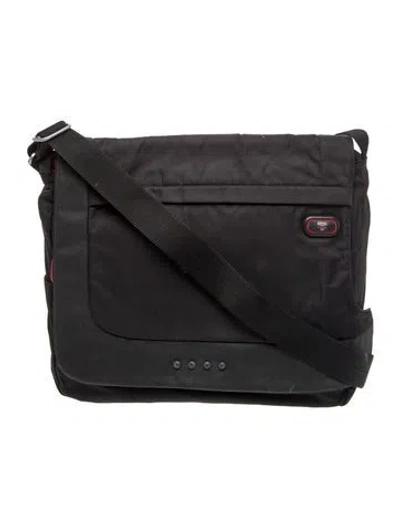 Pre-owned Tumi Nylon Messenger Bag In Black