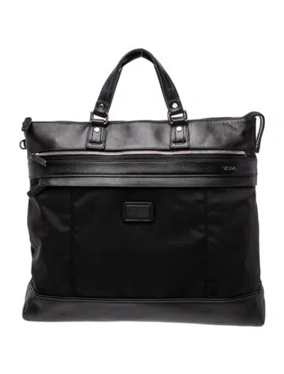 Pre-owned Tumi Nylon Messenger Bag In Black