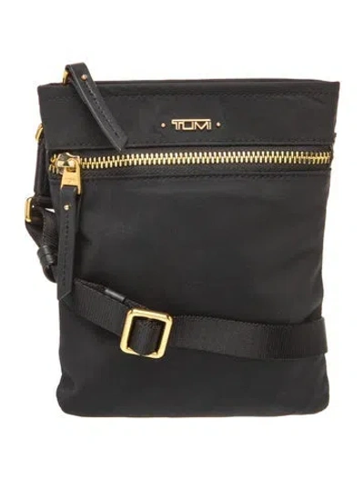 Pre-owned Tumi Nylon Messenger Bag In Black