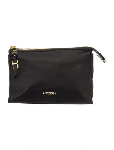 Pre-owned Tumi Nylon Messenger Bag In Black