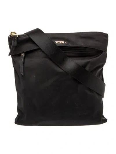 Pre-owned Tumi Nylon Messenger Bag In Black