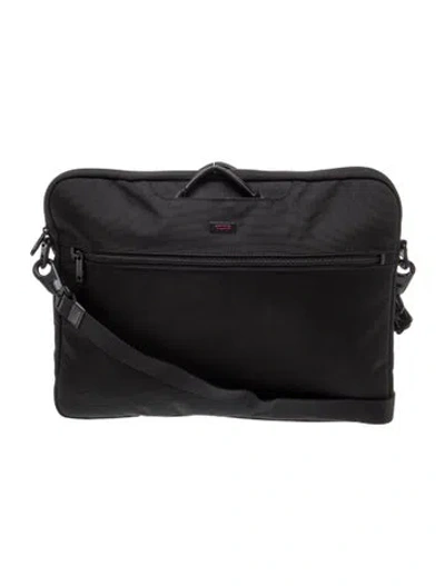 Pre-owned Tumi Nylon Messenger Bag In Black