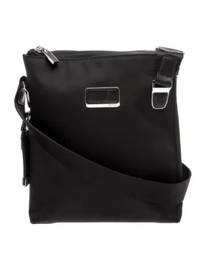Pre-owned Tumi Nylon Messenger Bag In Black