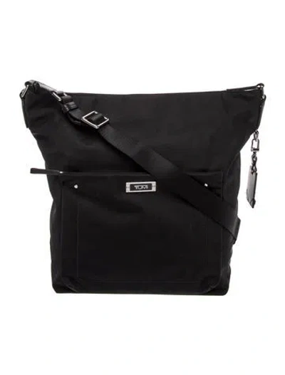 Pre-owned Tumi Nylon Messenger Bag In Black