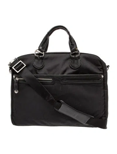 Pre-owned Tumi Nylon Messenger Bag In Black