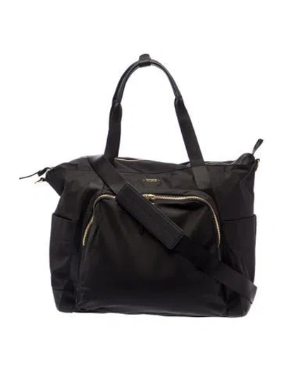 Pre-owned Tumi Nylon Messenger Bag In Black