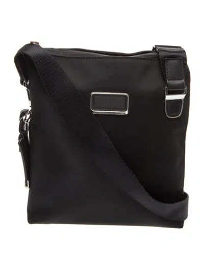 Pre-owned Tumi Nylon Messenger Bag In Black