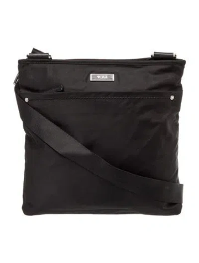 Pre-owned Tumi Nylon Messenger Bag In Black/grey