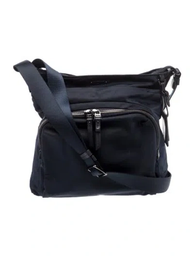 Pre-owned Tumi Nylon Messenger Bag In Blue