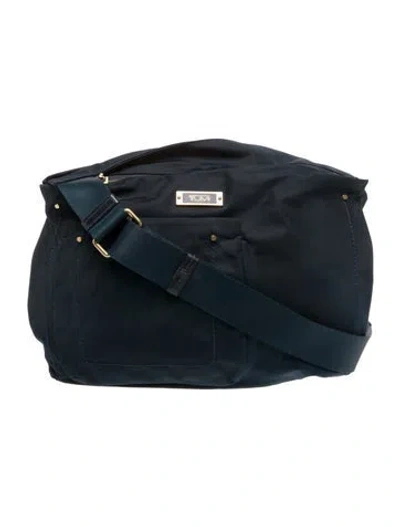 Pre-owned Tumi Nylon Messenger Bag In Blue