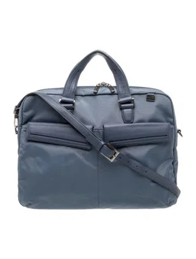 Pre-owned Tumi Nylon Messenger Bag In Blue
