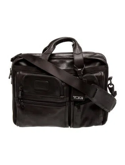 Pre-owned Tumi Nylon Messenger Bag In Brown