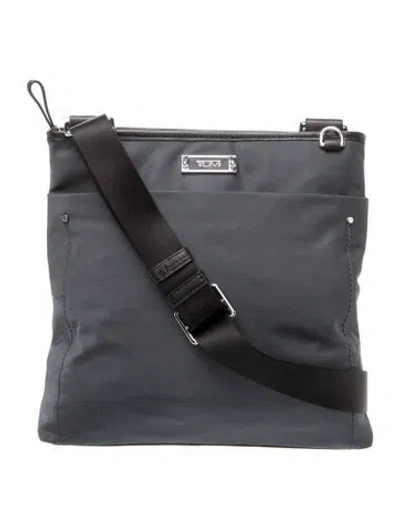 Pre-owned Tumi Nylon Messenger Bag In Gray