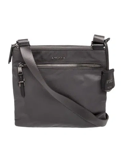 Pre-owned Tumi Nylon Messenger Bag In Gray