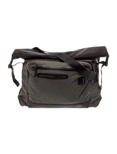 Pre-owned Tumi Nylon Messenger Bag In Gray