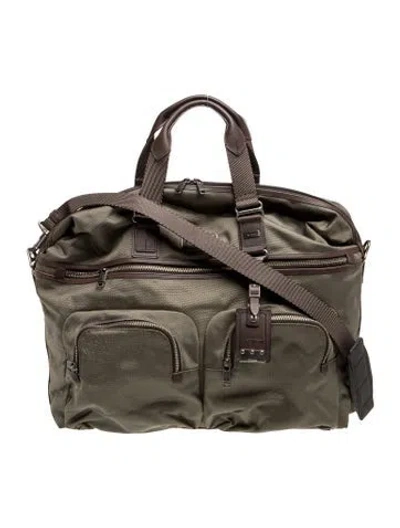 Pre-owned Tumi Nylon Messenger Bag In Gray
