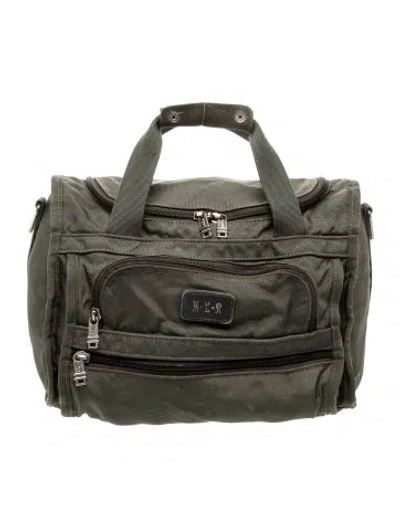 Pre-owned Tumi Nylon Messenger Bag In Green