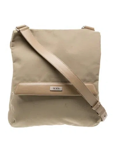 Pre-owned Tumi Nylon Messenger Bag In Neutral