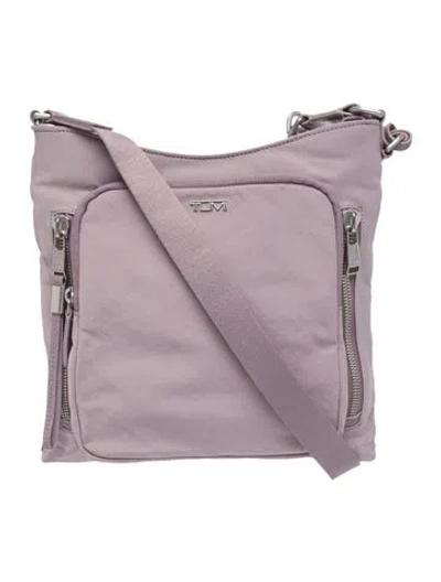 Pre-owned Tumi Nylon Messenger Bag In Purple