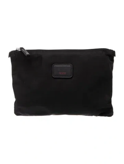 Pre-owned Tumi Nylon Portfolio In Black