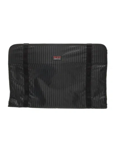 Pre-owned Tumi Nylon Portfolio In Black