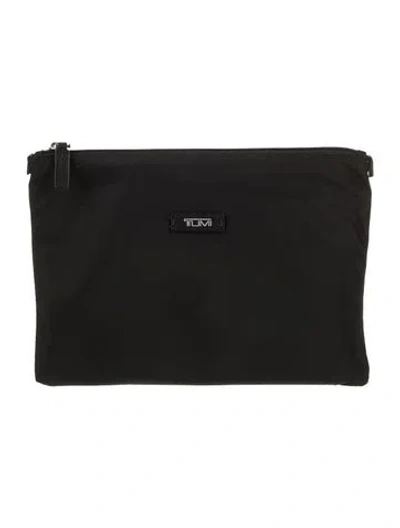 Pre-owned Tumi Nylon Portfolio In Black