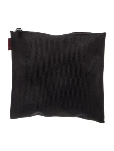 Pre-owned Tumi Nylon Portfolio In Black
