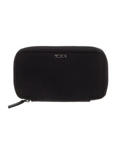 Pre-owned Tumi Nylon Portfolio In Black