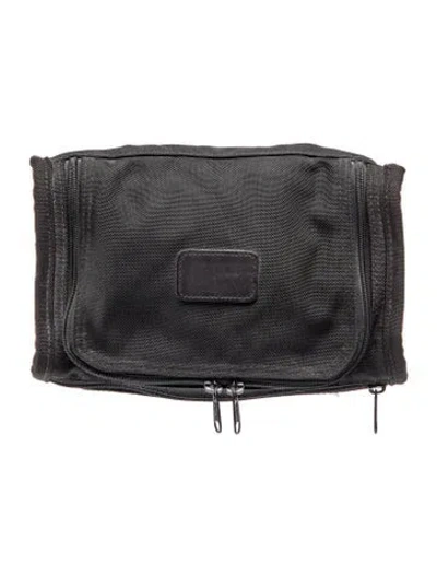 Pre-owned Tumi Nylon Portfolio In Black