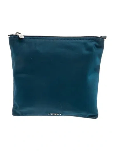 Pre-owned Tumi Nylon Portfolio In Blue