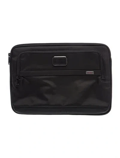 Pre-owned Tumi Nylon Portfolio In Grey