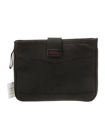 Pre-owned Tumi Nylon Portfolio W/ Tags In Black