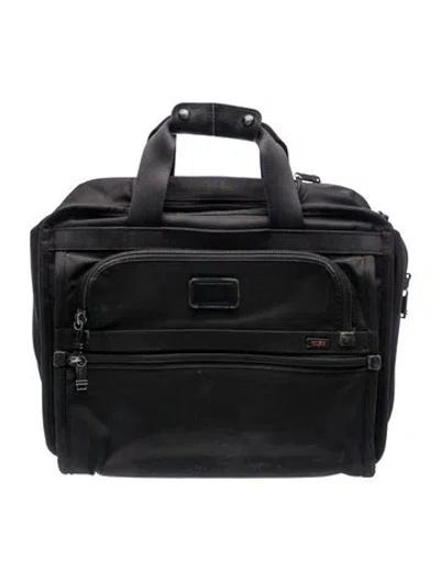 Pre-owned Tumi Nylon Rolling Carry-on In Black