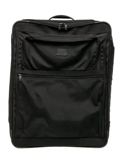 Pre-owned Tumi Nylon Rolling Suitcase In Black
